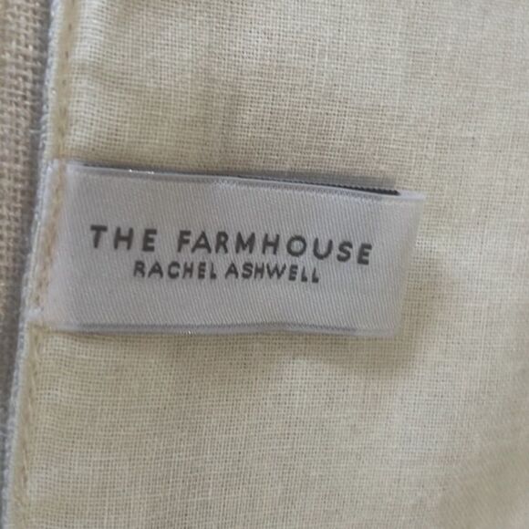 The Farmhouse by Rachel Ashwell Easter Egg Linen Spring Table Runner Size 14x48 - Picture 6 of 7